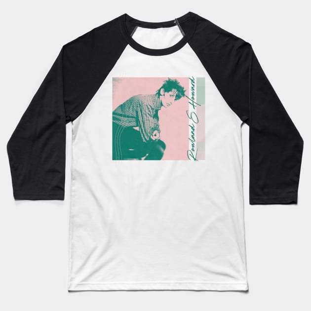 Rowland S Howard // 80s Aesthetic Fan Art Design Baseball T-Shirt by unknown_pleasures